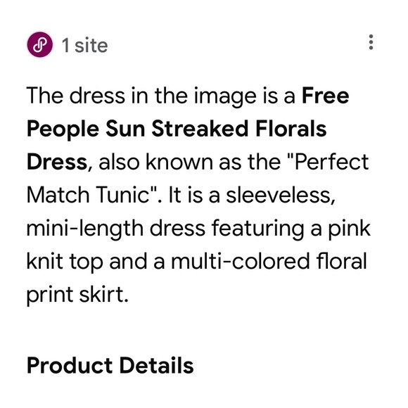 Free People Pink and Floral Knit Dress - Picture 5 of 6